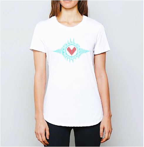 Heartbeat Women's T-Shirt White